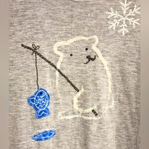 HUE Polarbear PJ top and bottoms - M